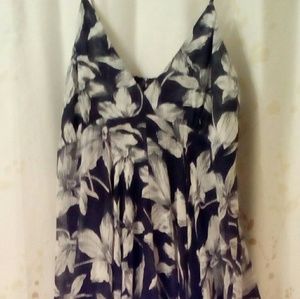 Slip Dress with Fish Tail Hi Low Twirl He Moline